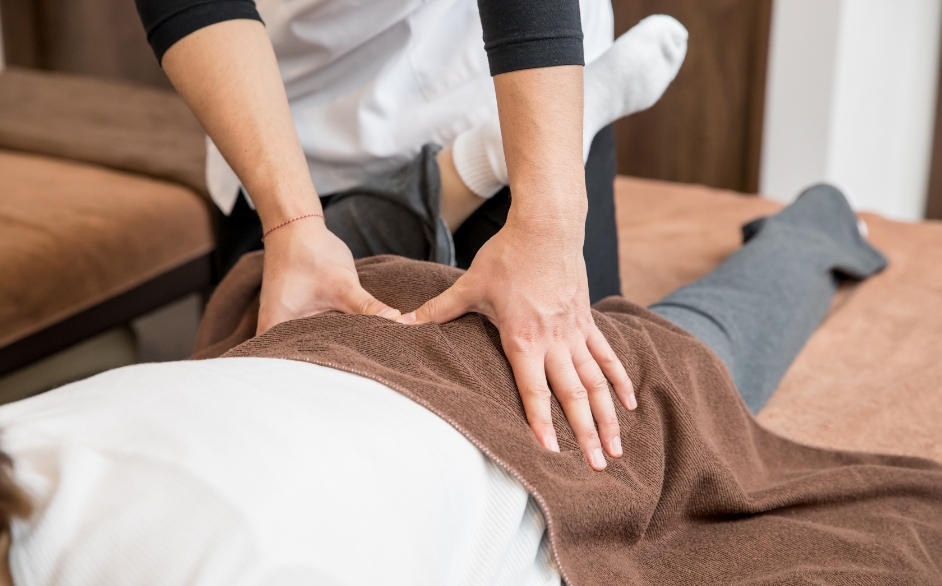 施術中の写真(全身コース)